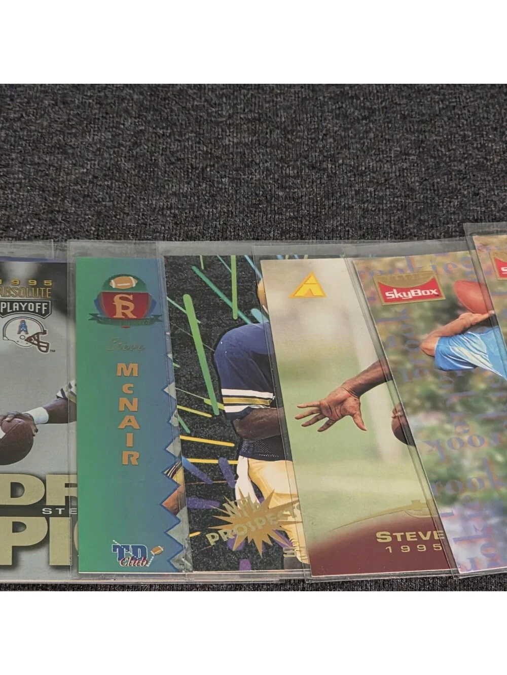 Steve McNair Lot Of 23 Football Cards - 90s, Rookies, Various Brands